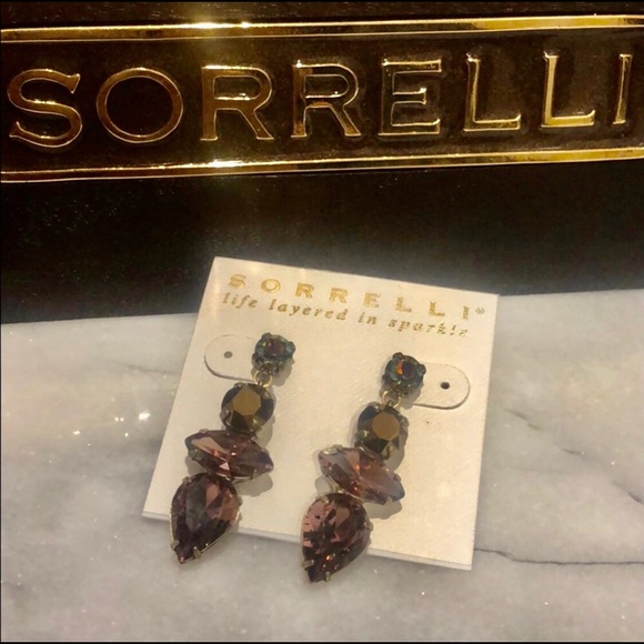 Sorrelli Bronze & Mahogany Fall Crystal Earrings - Picture 13 of 13